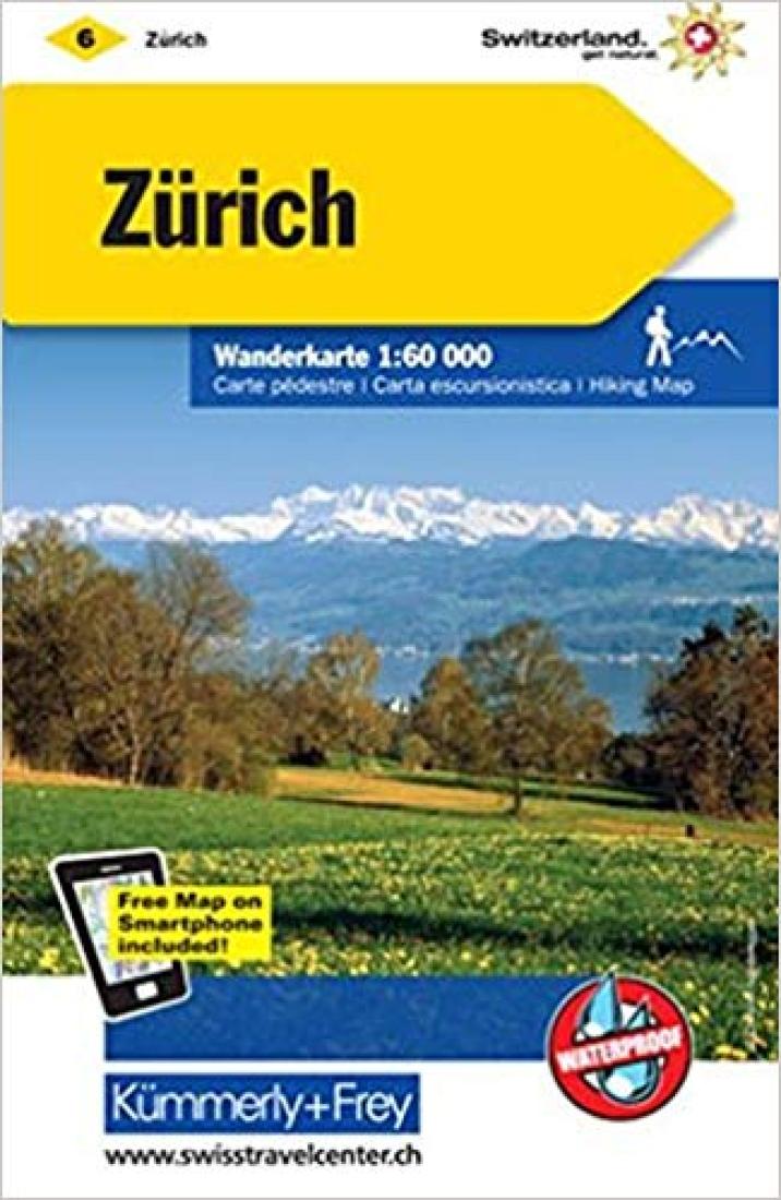 Zurich: Switzerland Hiking Map #6