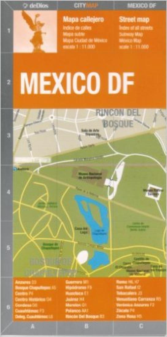 Mexico Df Travel Map