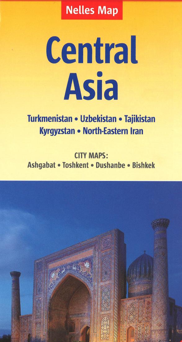 Central Asia: Turkmenistan: Uzbekistan: Tajikistan: Kyrgyzstan: North-Eastern Iran = Zentralasien: 1: 1,750,000 = Asie Central: 1: 1,750,000 = Asia Central: 1: 1,750,000 Travel Map