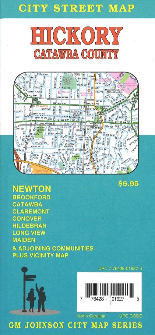 Hickory: Catawba County: City Street Map