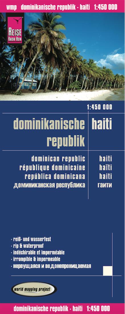 Dominikanische Republik: Haiti = Dominican Republic: Haiti = République Dominicaine: Haïti = República Dominicana: Haiti = ????????????? ??????????: ????? Road Map