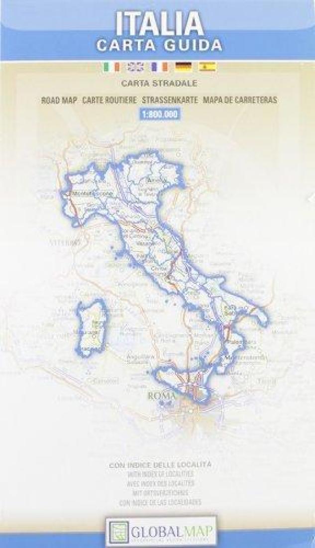 Italy: Carta Guida: Carta Stradale Road Map