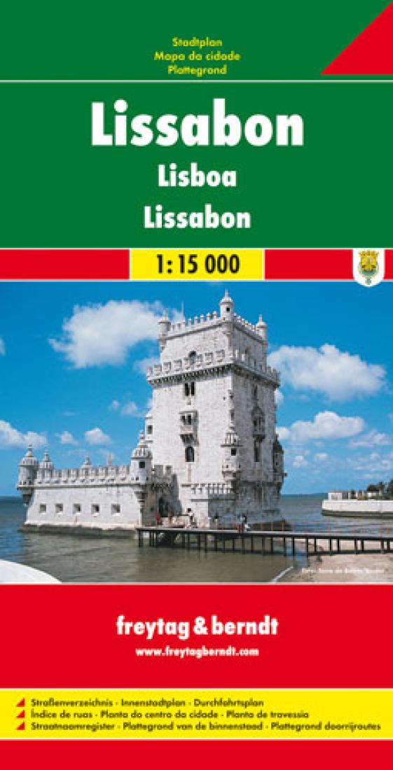 Lissabon = Lisboa Travel Map