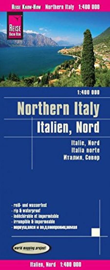 Northern Italy Road Map