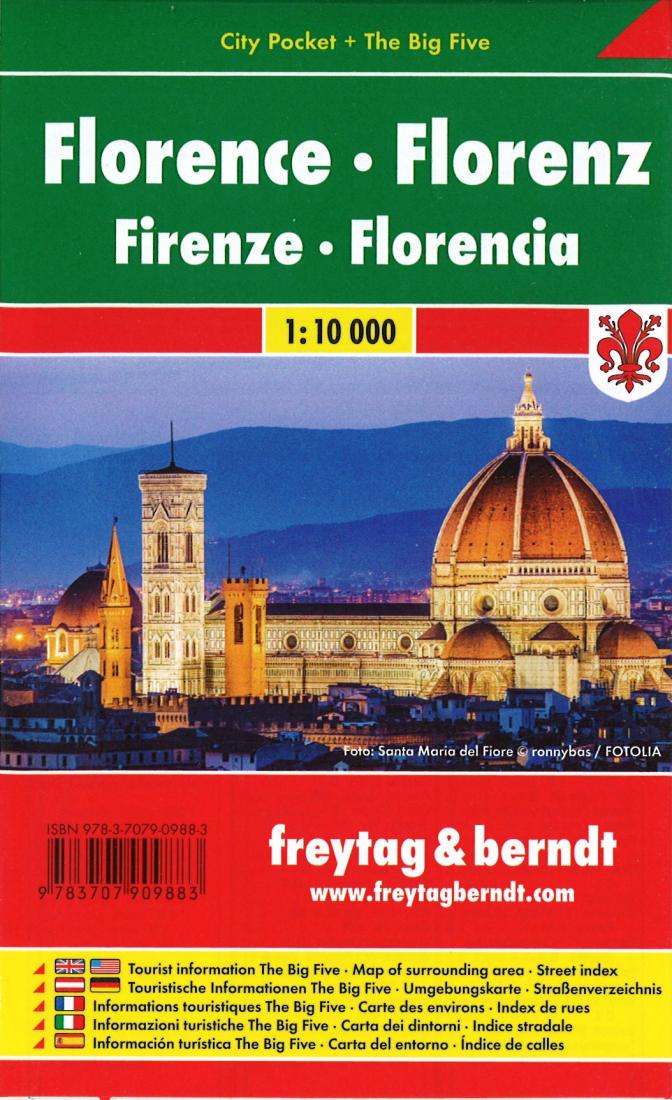 Florence = Florenz = Firenze = Florencia Travel Map