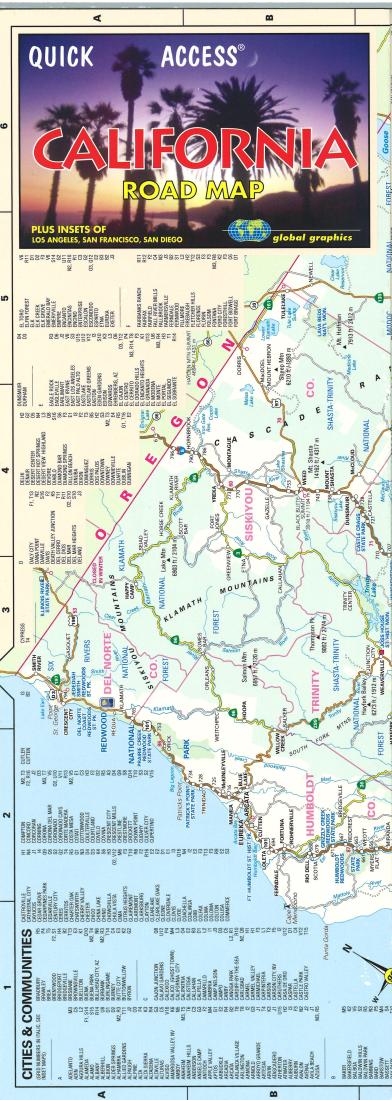 California Road Map: Quick Access