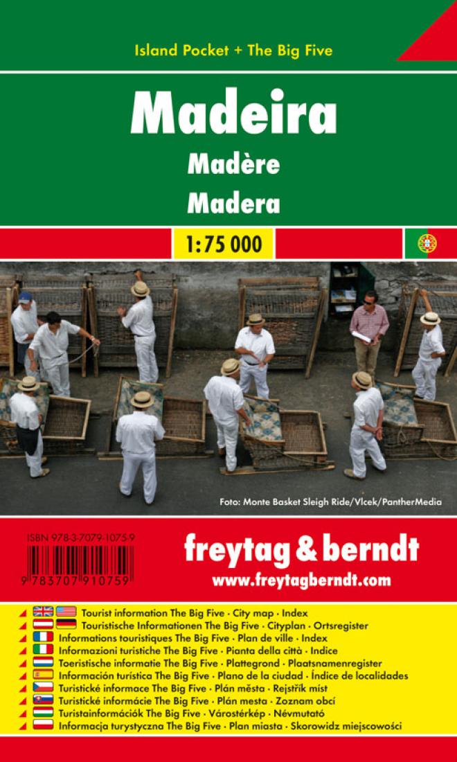 Madeira: Island Pocket + The Big Five = Made?Re = Madera Travel Map