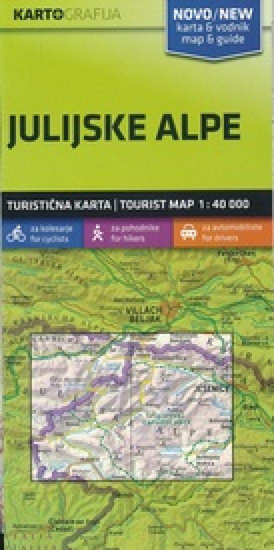 Julian Alps Tourist Map And Guide