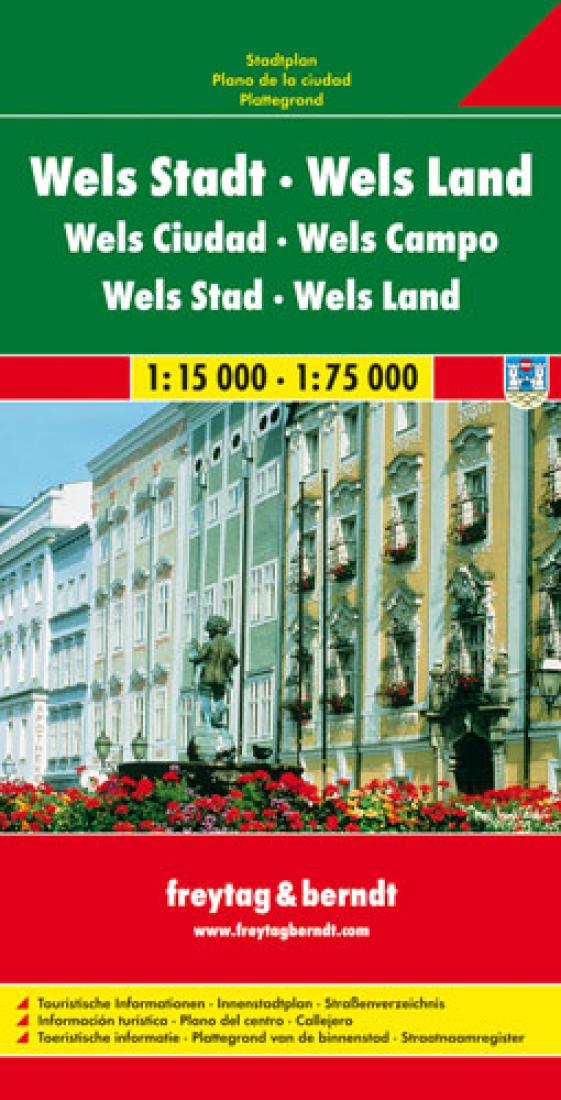 Wels Stadt: Wels Land = Wels Ciudad: Wels Campo = Wels Stad: Wels Land Travel Map