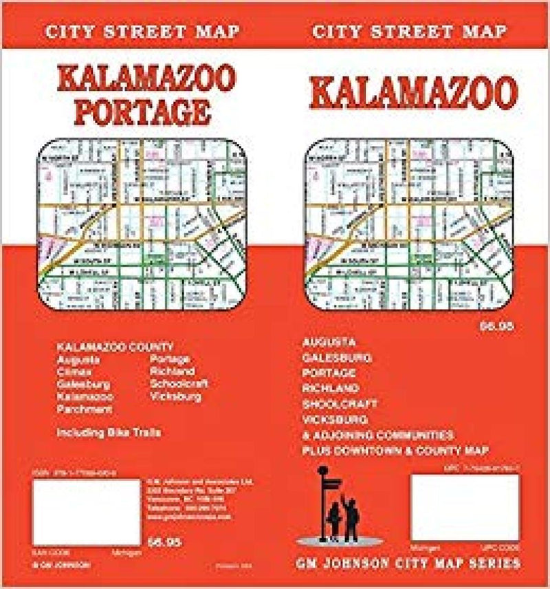 Kalamazoo: City Street Map = Kalamazoo: Portage: City Street Map