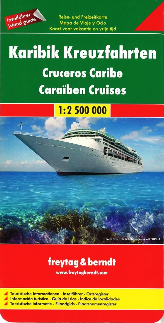 Karigik Kreuzfahrten = Cruceros Caribe = Carai?Ben Cruises Travel Map