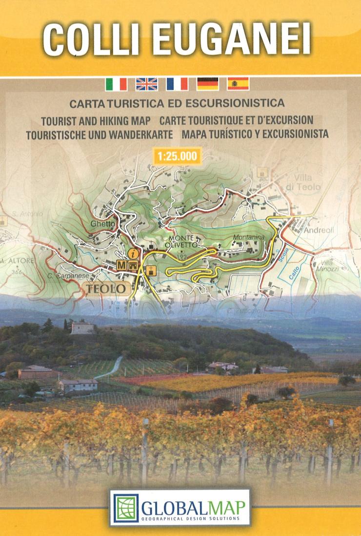 Colli Euganei: Carta Turistico-Stradale Ed Escursionistica Travel Map