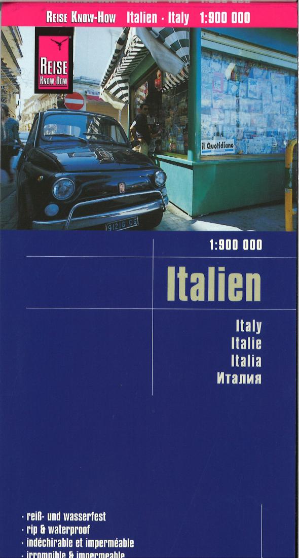 Italien = Italy = Italia Road Map