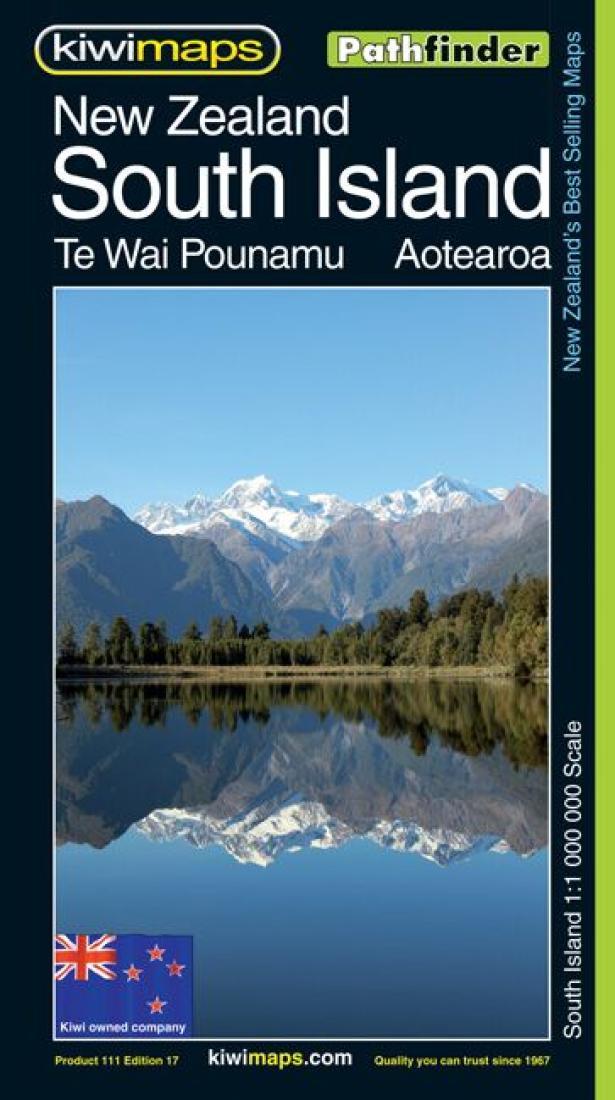 New Zealand: SouthIsland: Te Wai Pounamu: Aotearoa Road Map
