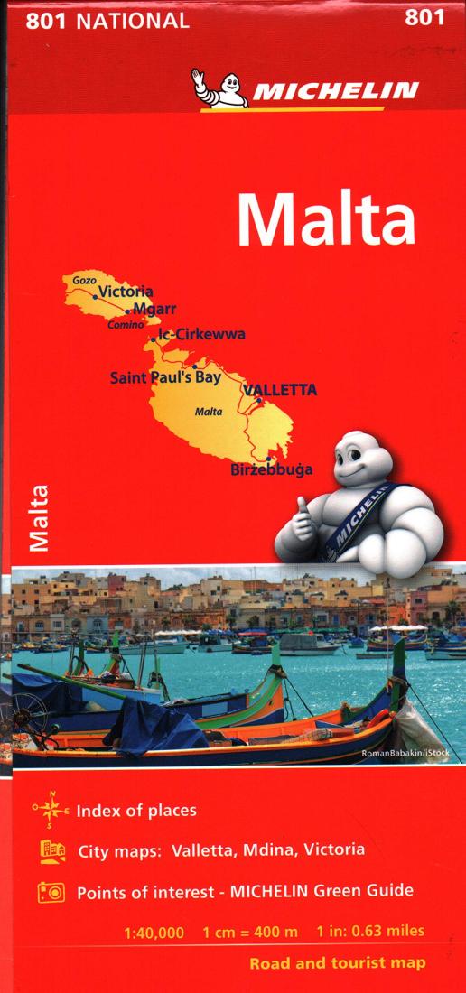 Malta: 1:40,000: Road And Tourist Map = Malte: Gozo: 1/40 000