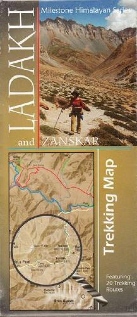 Ladakh And Zanskar: Trekking Map