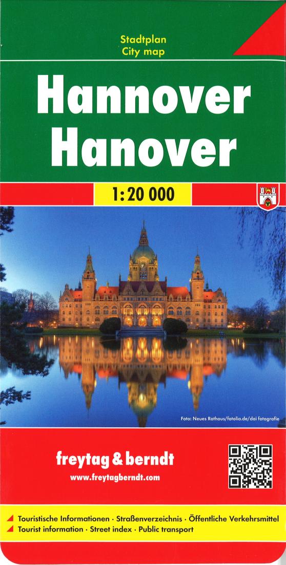 Hannover = Hanover Travel Map