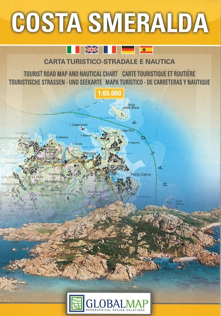 Costa Smeralda: Carta Turistico-Stradale E Nautica Travel Map