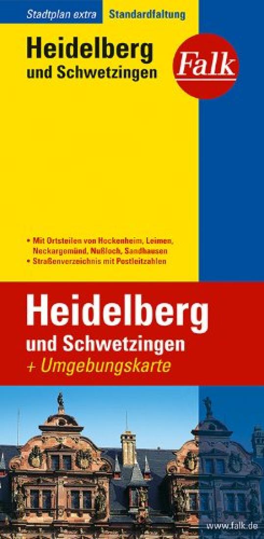 Heidelberg Und Schwetzingen Road Map