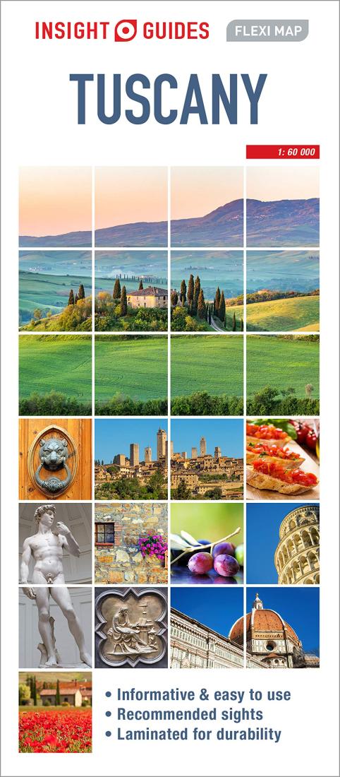 Tuscany: Insight Guides Flexi Map: 1: 450 000