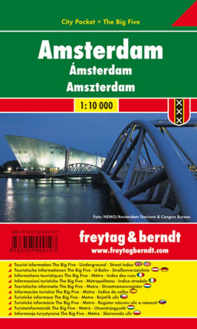 Amsterdam: City Pocket + The Big Five = A?Msterdam = Amszterdam Travel Map