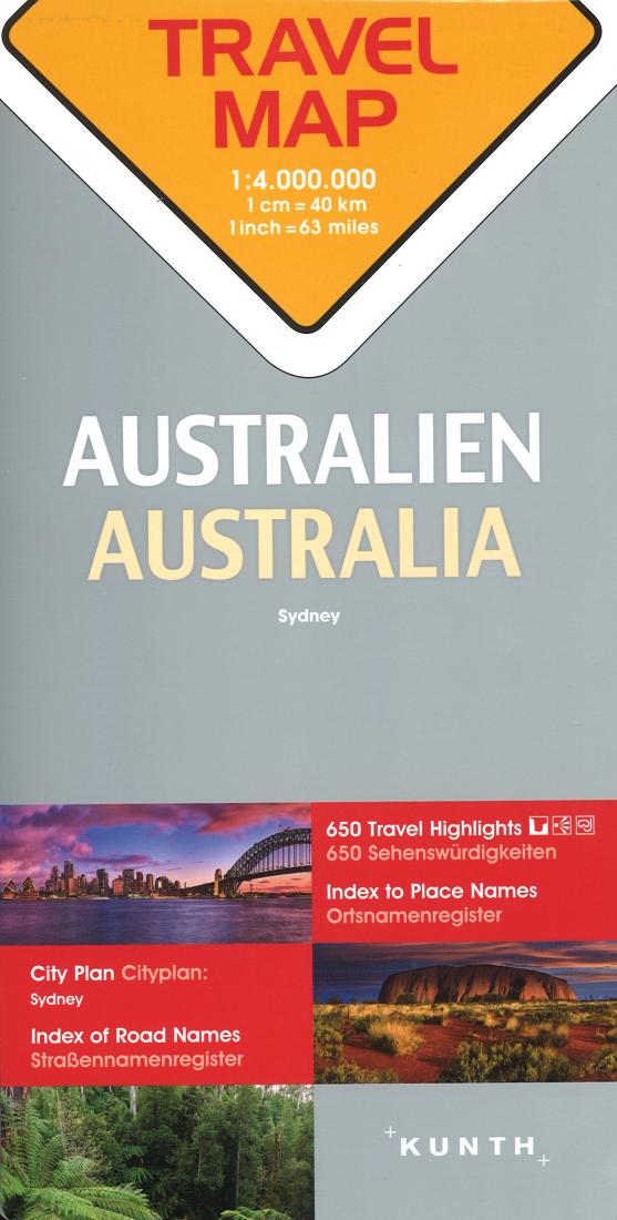 Australia, Sydney: Travel Map = Australien: Sydney