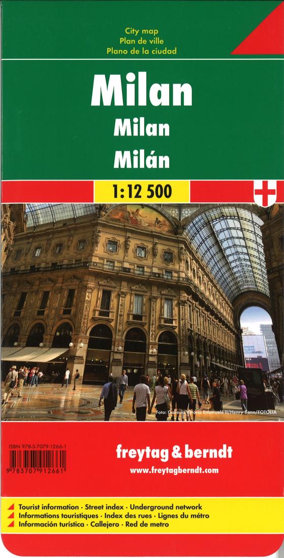 Mailand = Milano = Milaan Travel Map