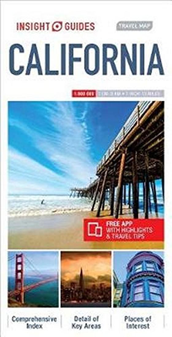 California: Insight Guides Travel Map