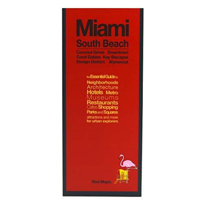 Miami, Florida WithSouthBeach Travel Map