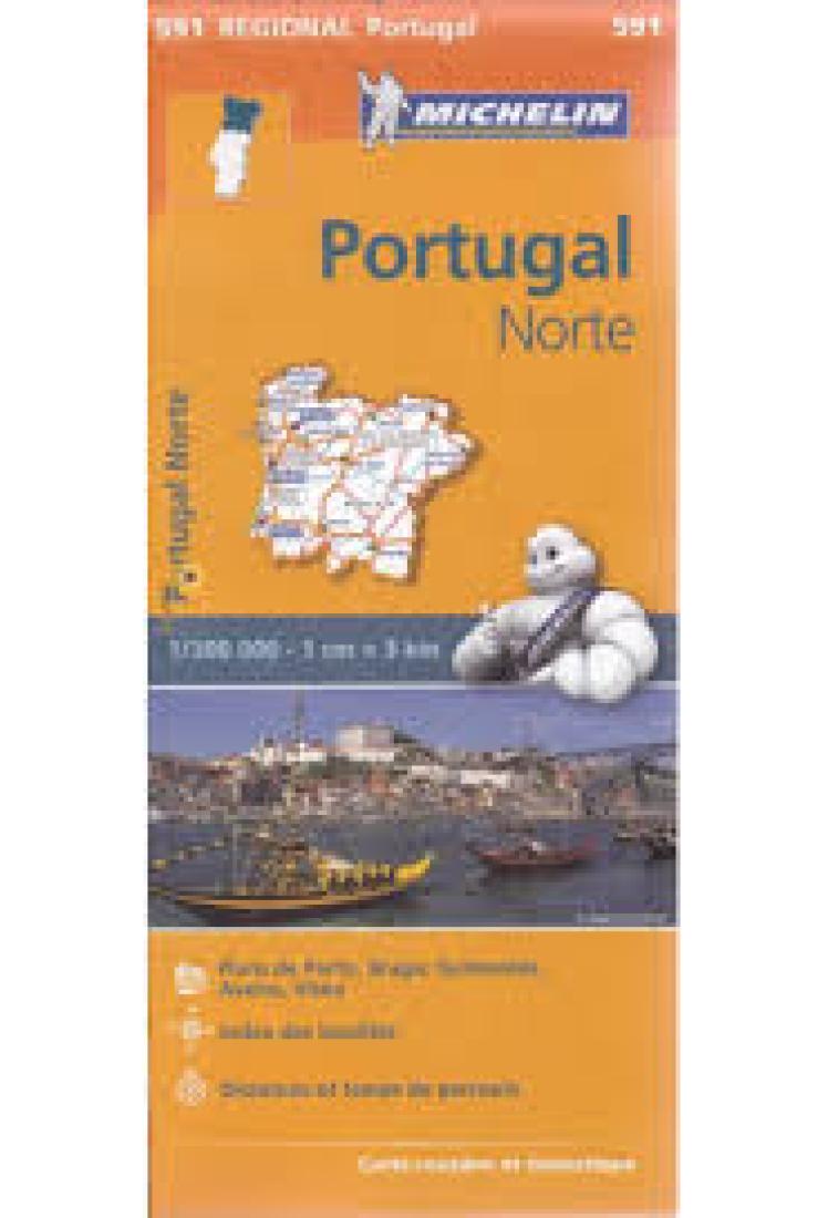 Portugal North Road Map