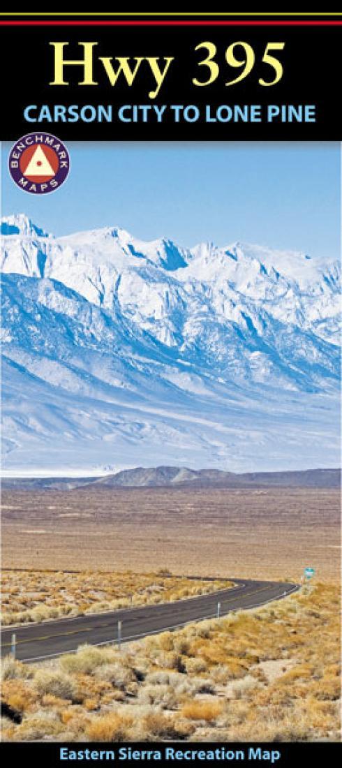Hwy 395: Carson City To Lone Pine Travel Map