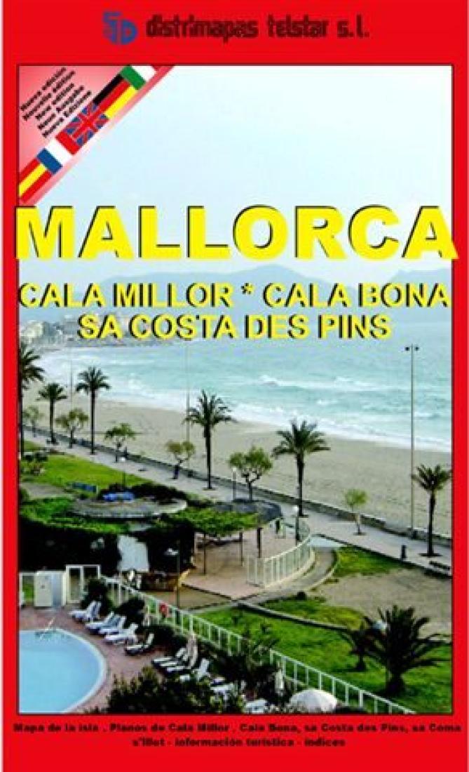 Mallorca: Cala Millor: Cala Bona: Sa Costa Des Pins Road Map