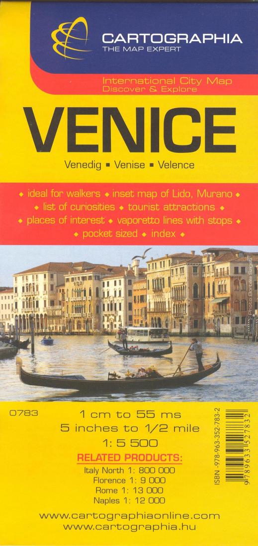 Venice = Venedig = Venise = Velence Travel Map