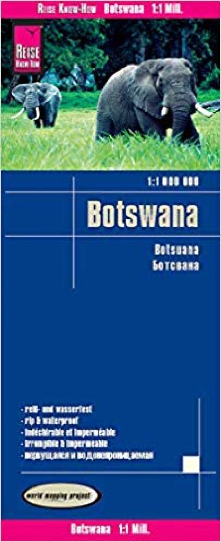 Botswana: 1:1 000 000 = Botsuana: 1:1 000 000 Road Map