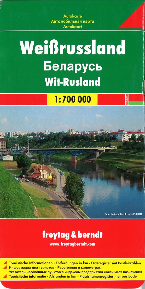 Weißrussland = ???????? = Wit-Rusland Travel Map