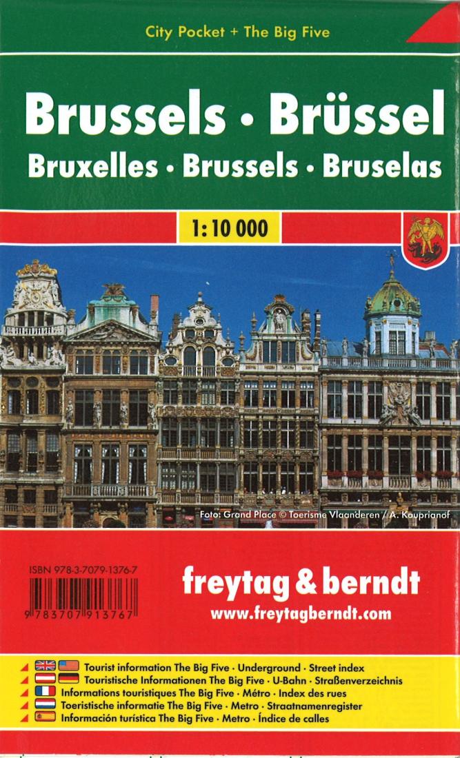 Brussels = Brüssel = Bruxelles = Bruselas Travel Map