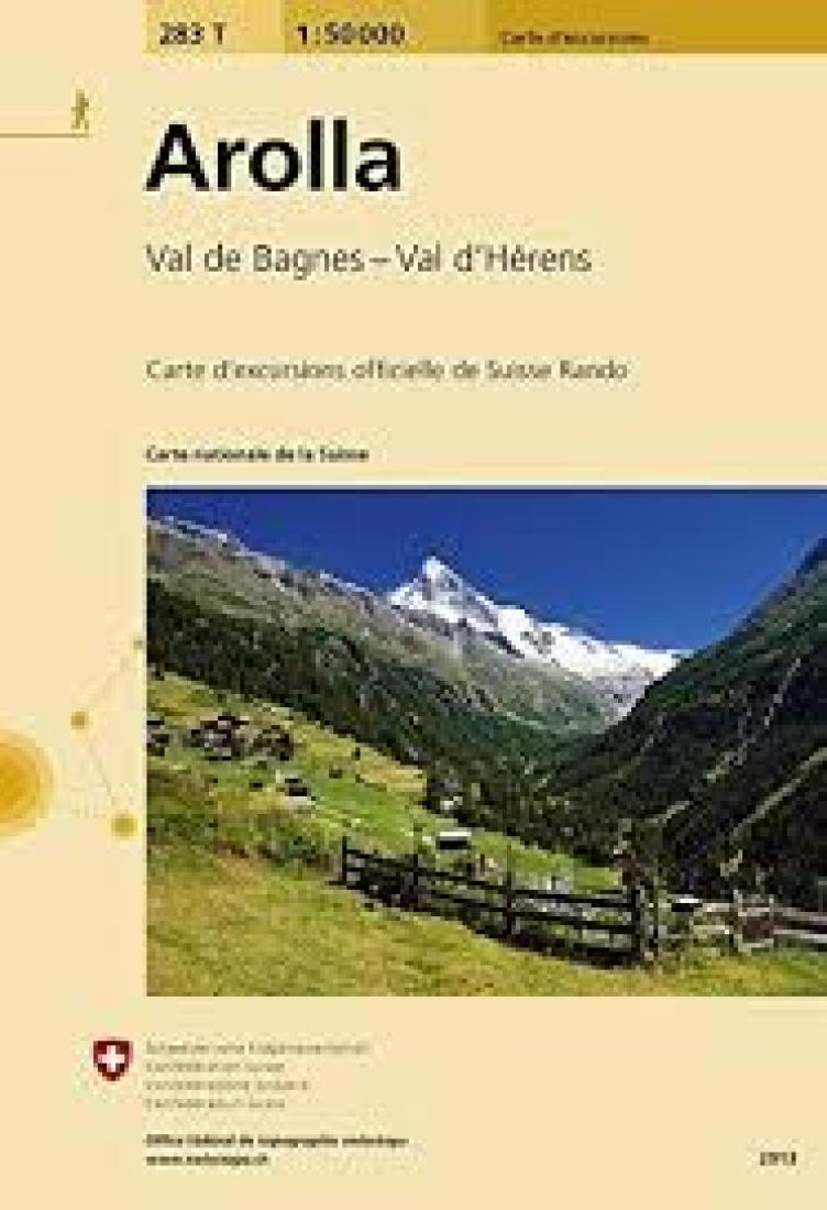 Arolla: Switzerland 1:50,000 Topographic Hiking Series #283T