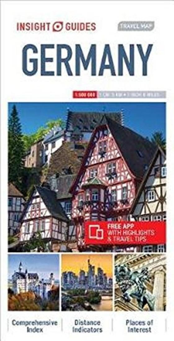 Germany: Insight Guides Travel Map: 1:500 000