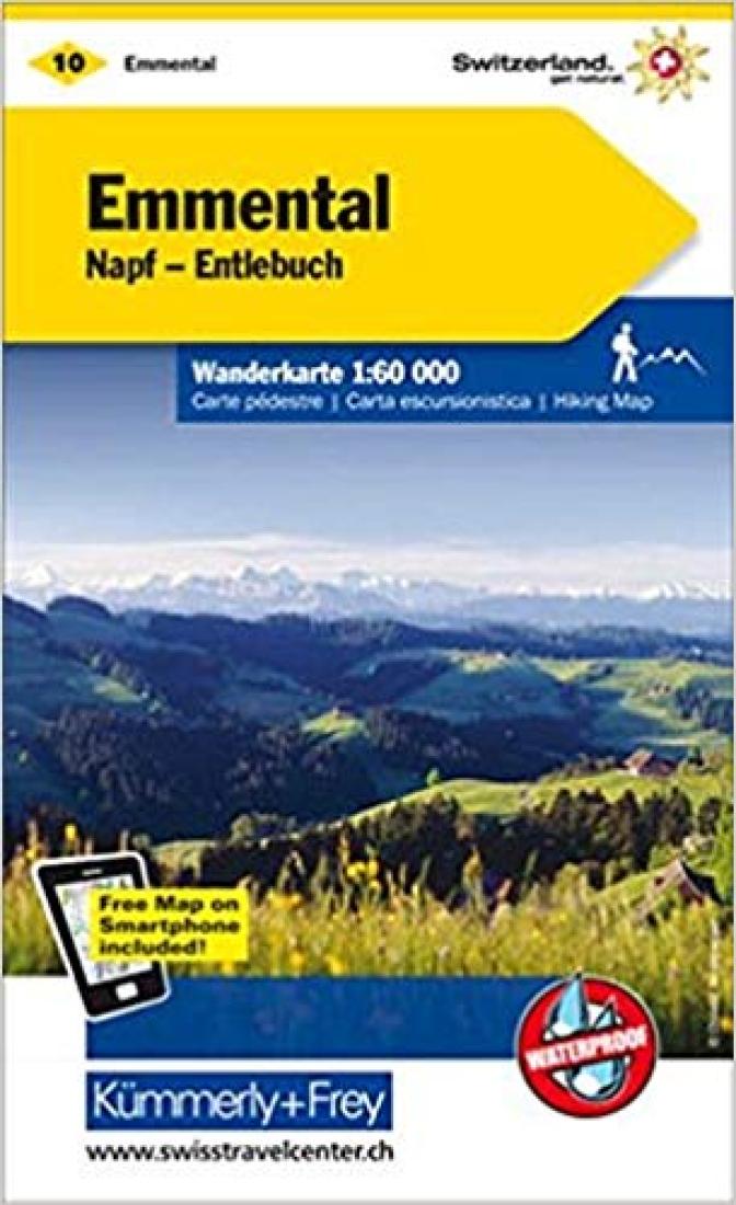 Emmental: Switzerland Hiking Map #10