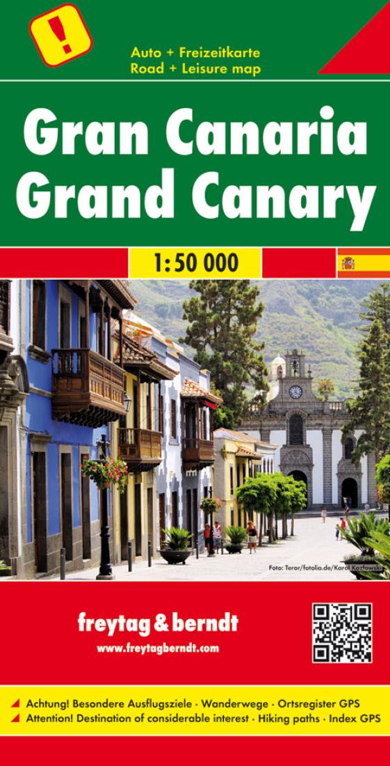 Gran Canaria = Grand Canary Travel Map