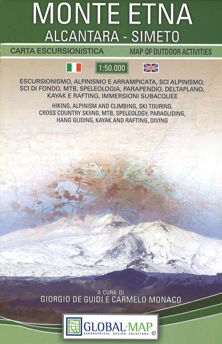 Monte Etna, Alcantara-Simeto: Carta Escursionistica 1:50.000 = Monte Etna, Alcantara-Simeto: Map Of Outdoor Activities 1:50.000