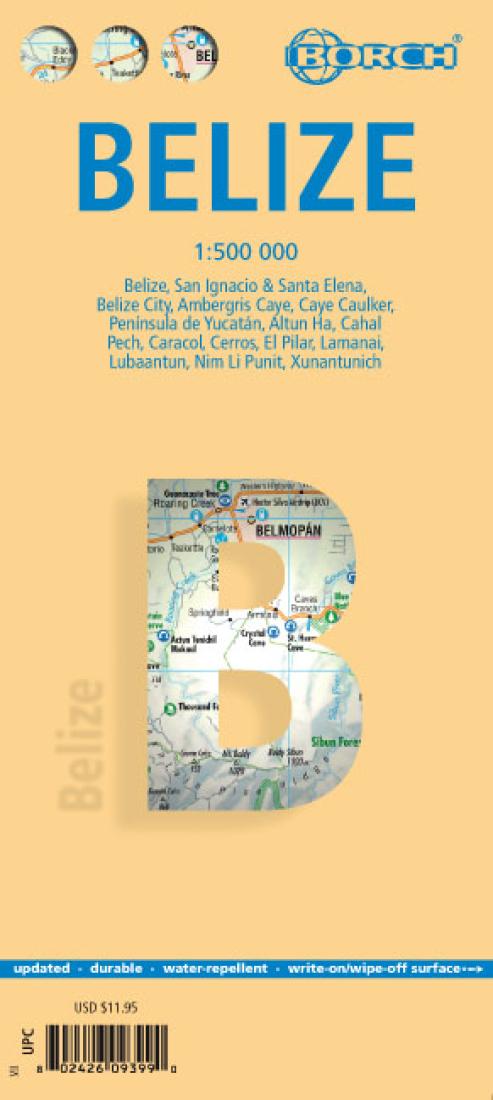 Belize Travel Map