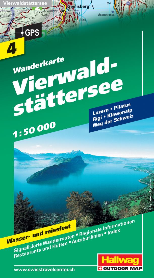 Vierwald-Stättersee: Wanderkarte: 4