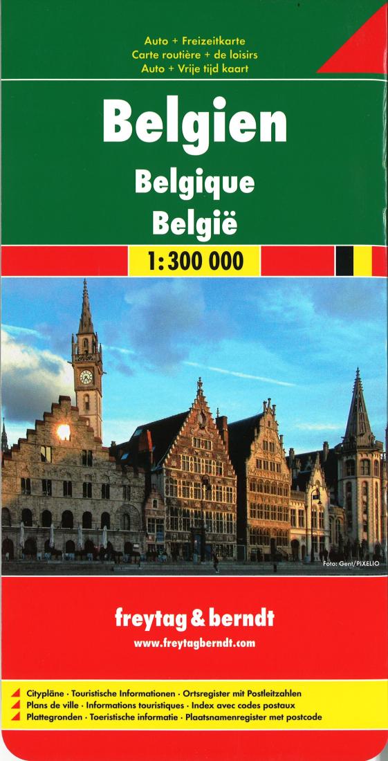 Belgien = Belgique = België Travel Map