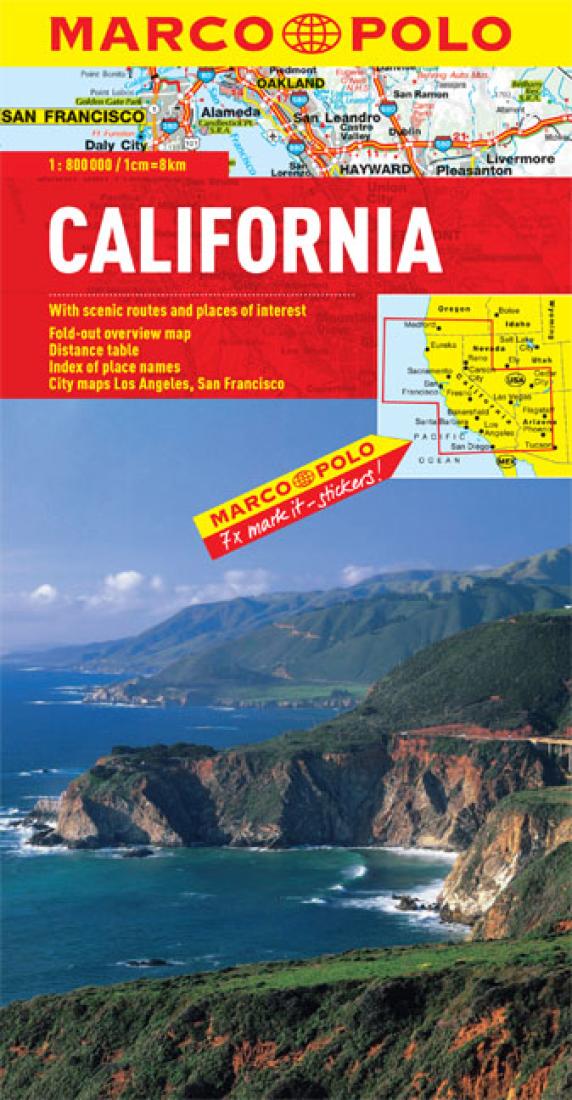 California Travel Map