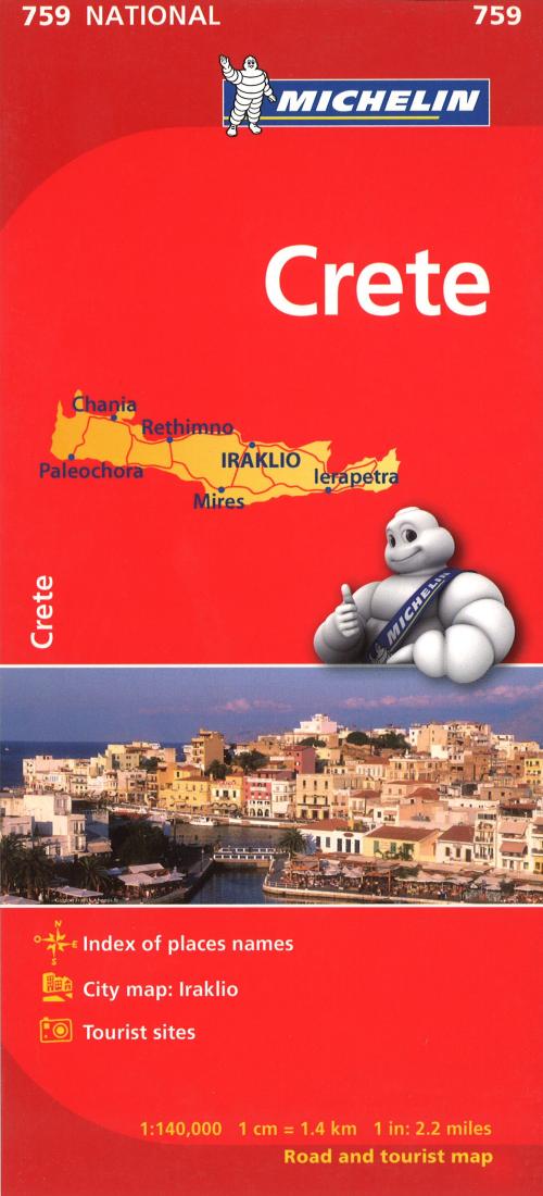 Crete, Greece (759) Road Map