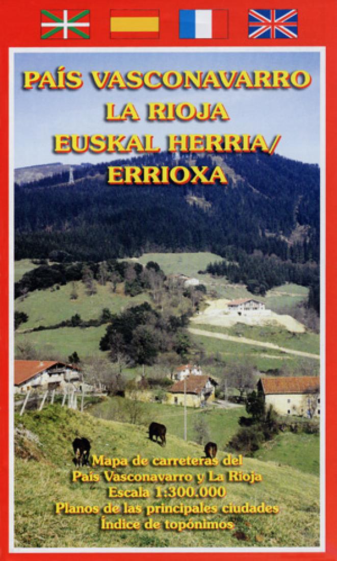 País Vasconavarro: La Rioja: Euskal Herria/Errioxa Road Map