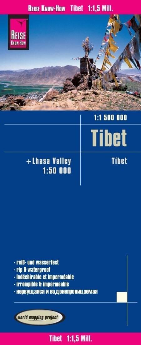 Tibet + Lhasa Valley = Tíbet Road Map