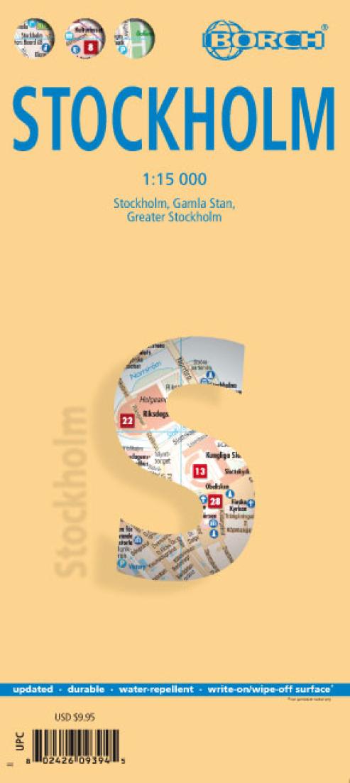 Stockholm, Sweden Travel Map