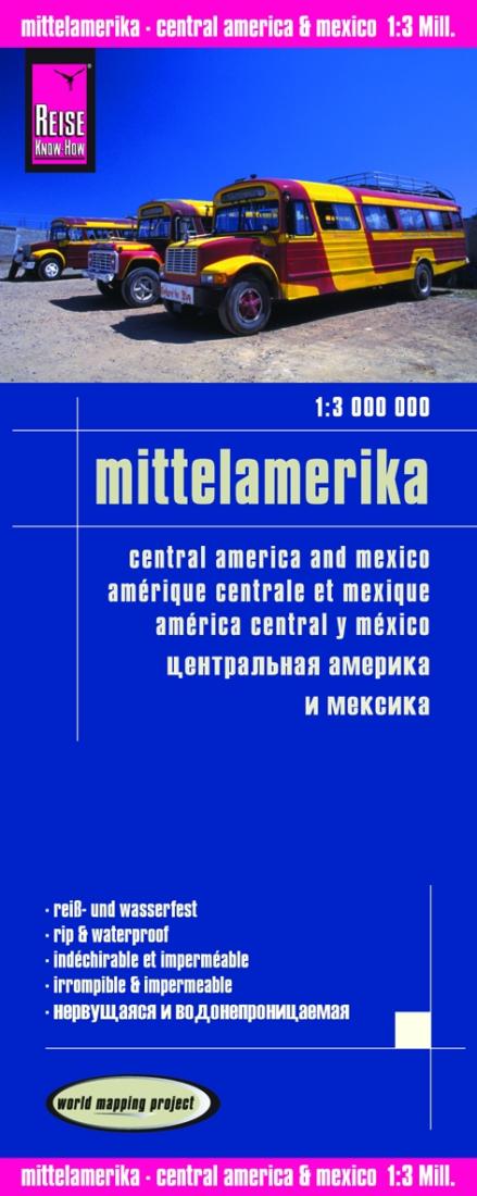 Mittelamerika = Central America And Mexico = Amérique Centrale Et Mexique = América Central Y México = ??????????? ??????? ? ??????? Road Map